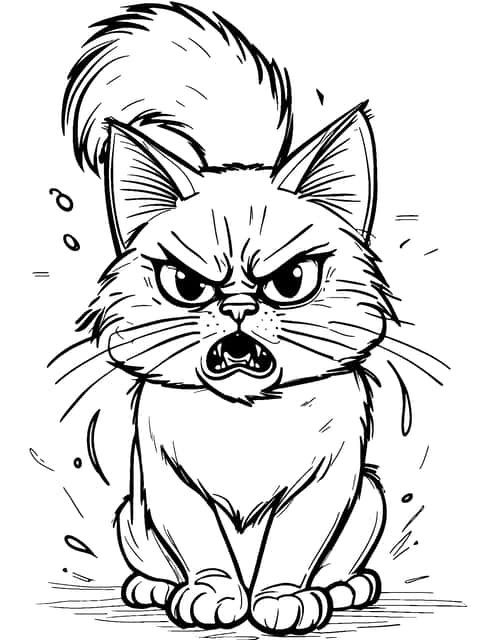 boze kat Coloring Page