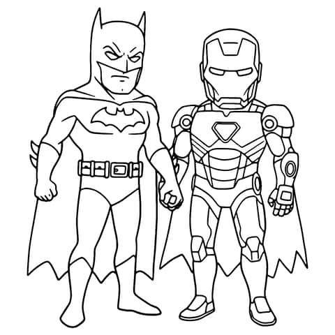 batman en ironman