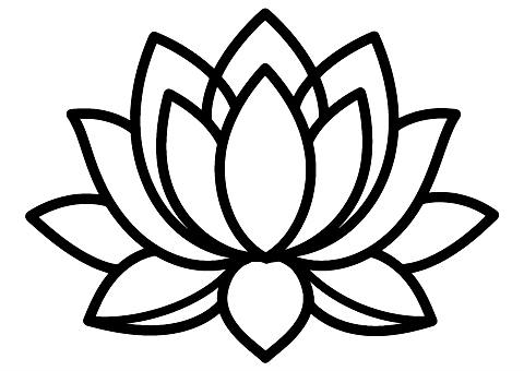 fleur de lotus bouddhisme Coloring Page