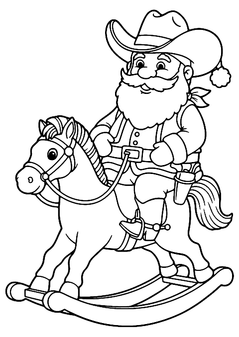 cowboy santa