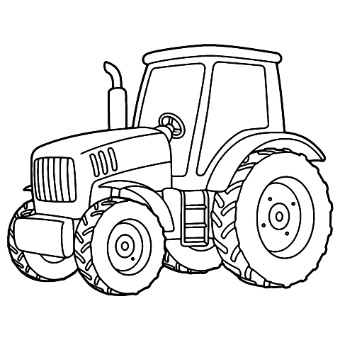 einfacher traktor