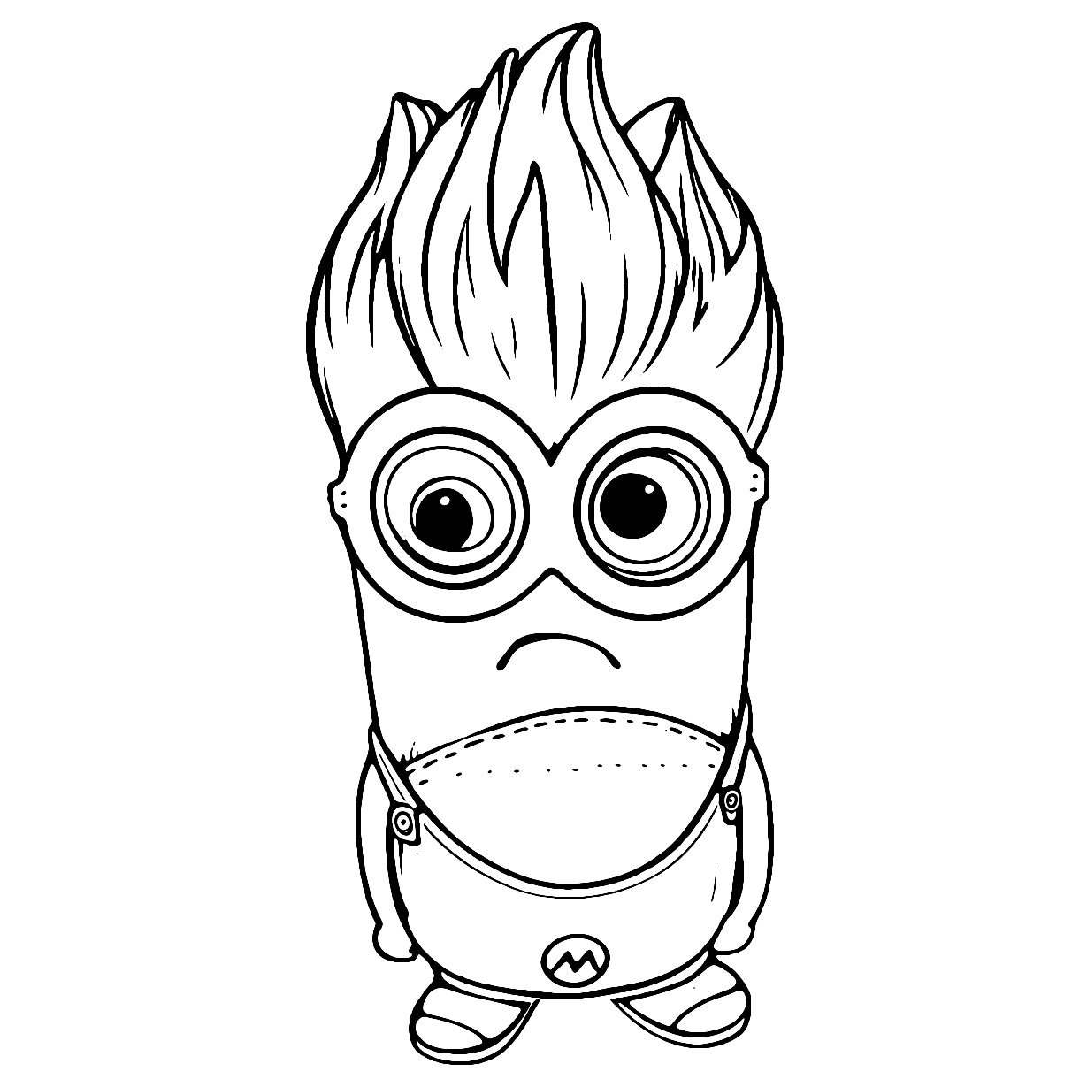 Evil Minion Coloring Page