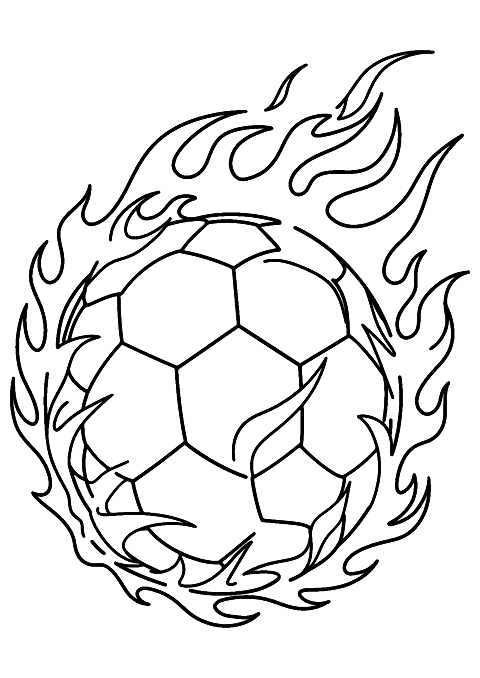 Fußball in Flammen