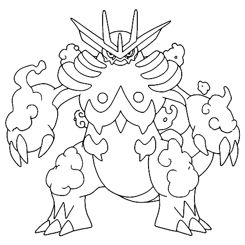 ギガンタマックスポケモン Coloring Page