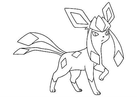 glaziola pokemon Coloring Page