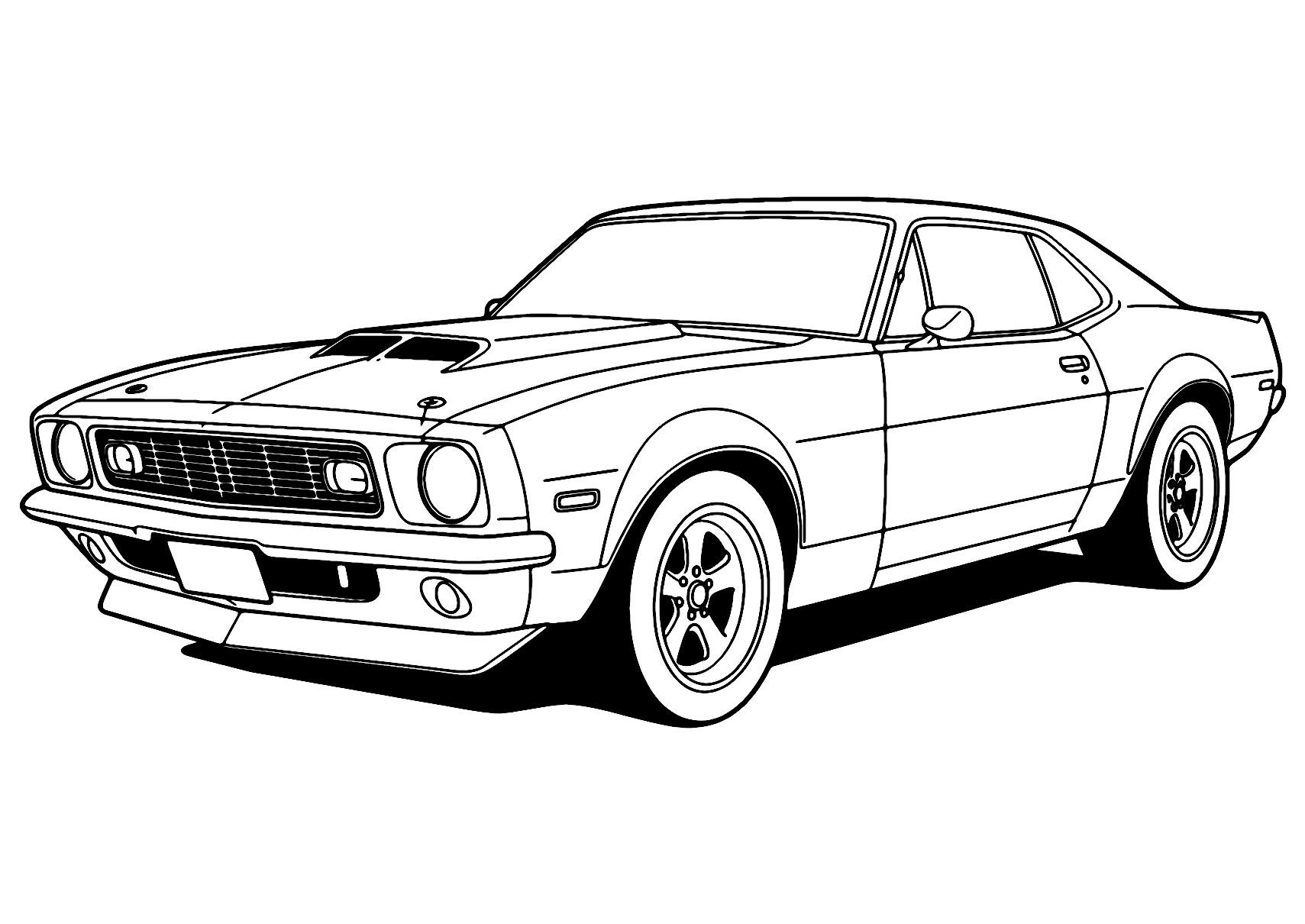 Gta Car Coloring Page