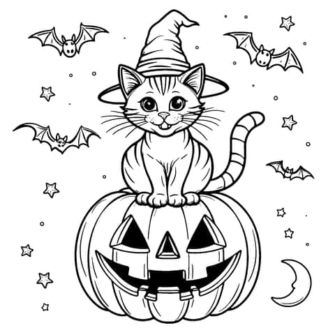 kucing halloween