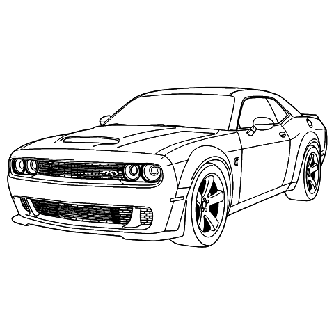 voiture hellcat