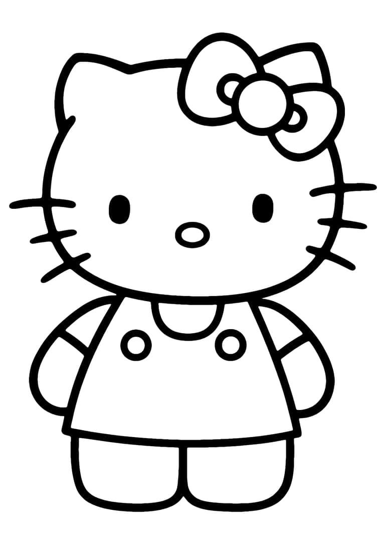 Hello Kitty Sanrio Boyama Sayfası