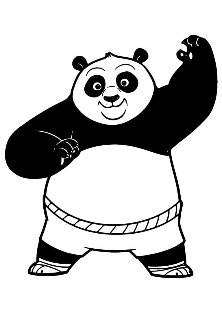 Kung Fu Panda Színezők