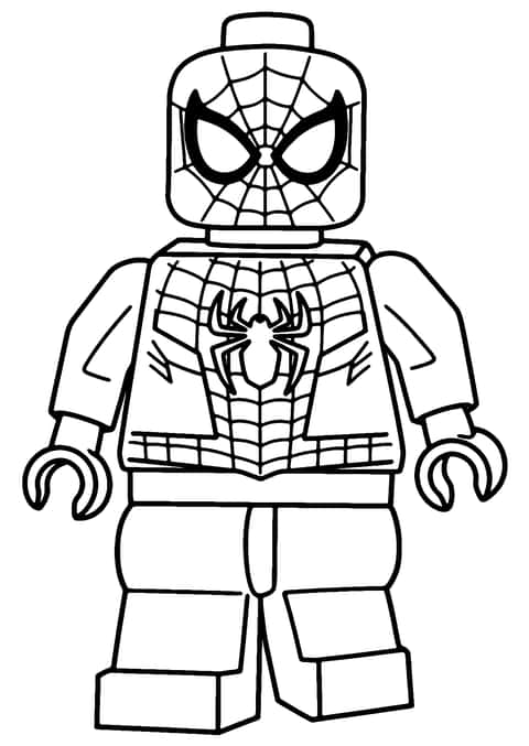 レゴ スパイダーマン Coloring Page