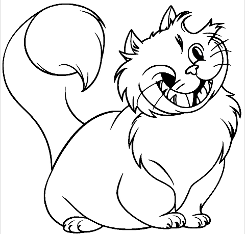 Katten Lucifer Coloring Page