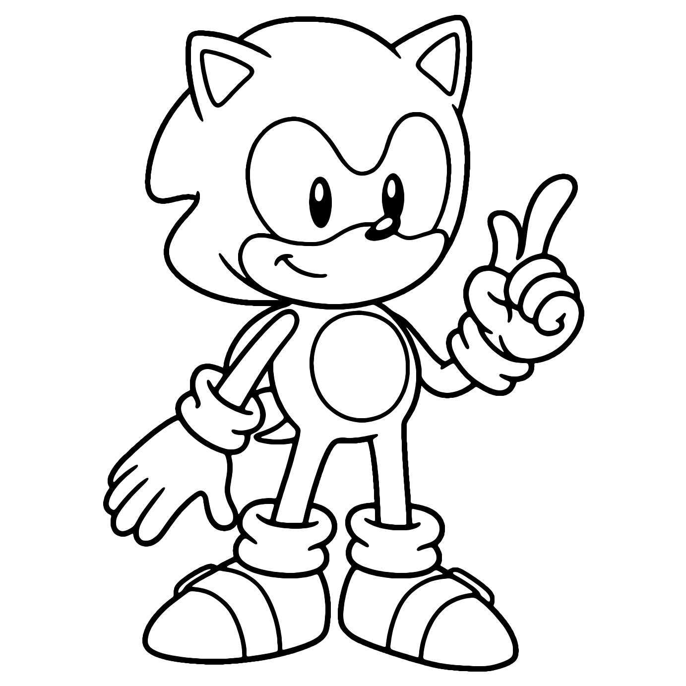  Mini Sonic Para Colorear