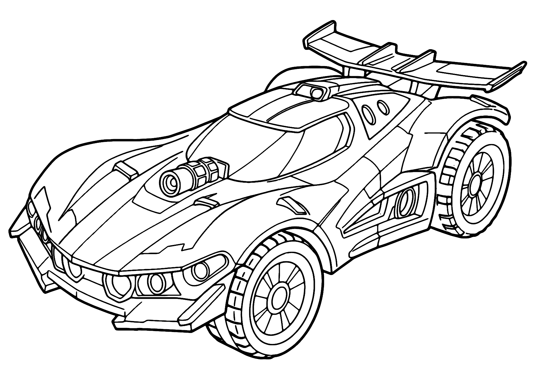  Coche Ninjago Para Colorear