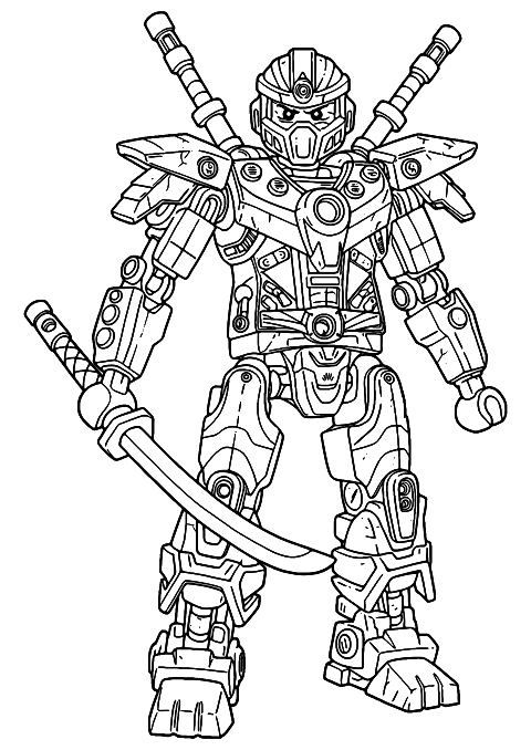 ninjago robotti Coloring Page