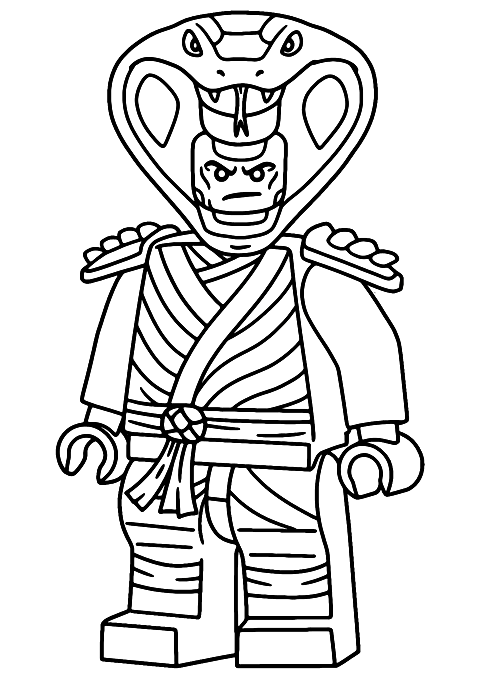 ニンジャゴー スケールス Coloring Page