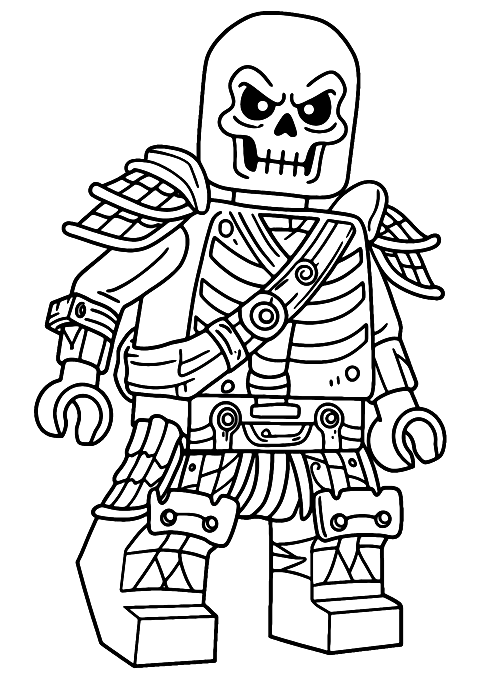 ninjago skeleton Coloring Page