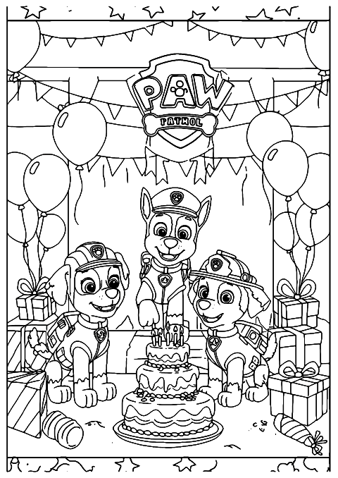 paw patrol födelsedag