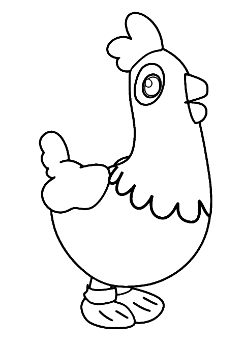 patrula catelusilor chickaletta Coloring Page