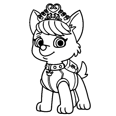 patrula catelusilor sweetie Coloring Page