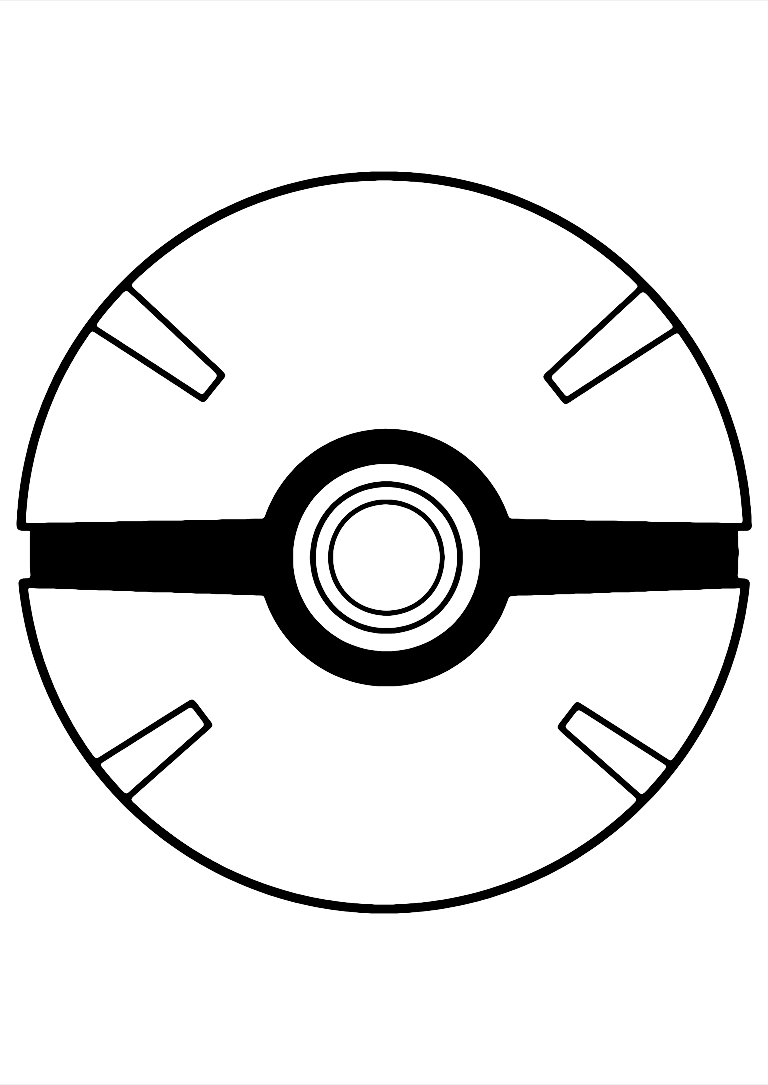 Coloriage Pokeball