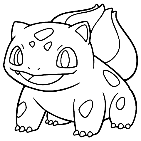 ポケモン フシギダネ Coloring Page