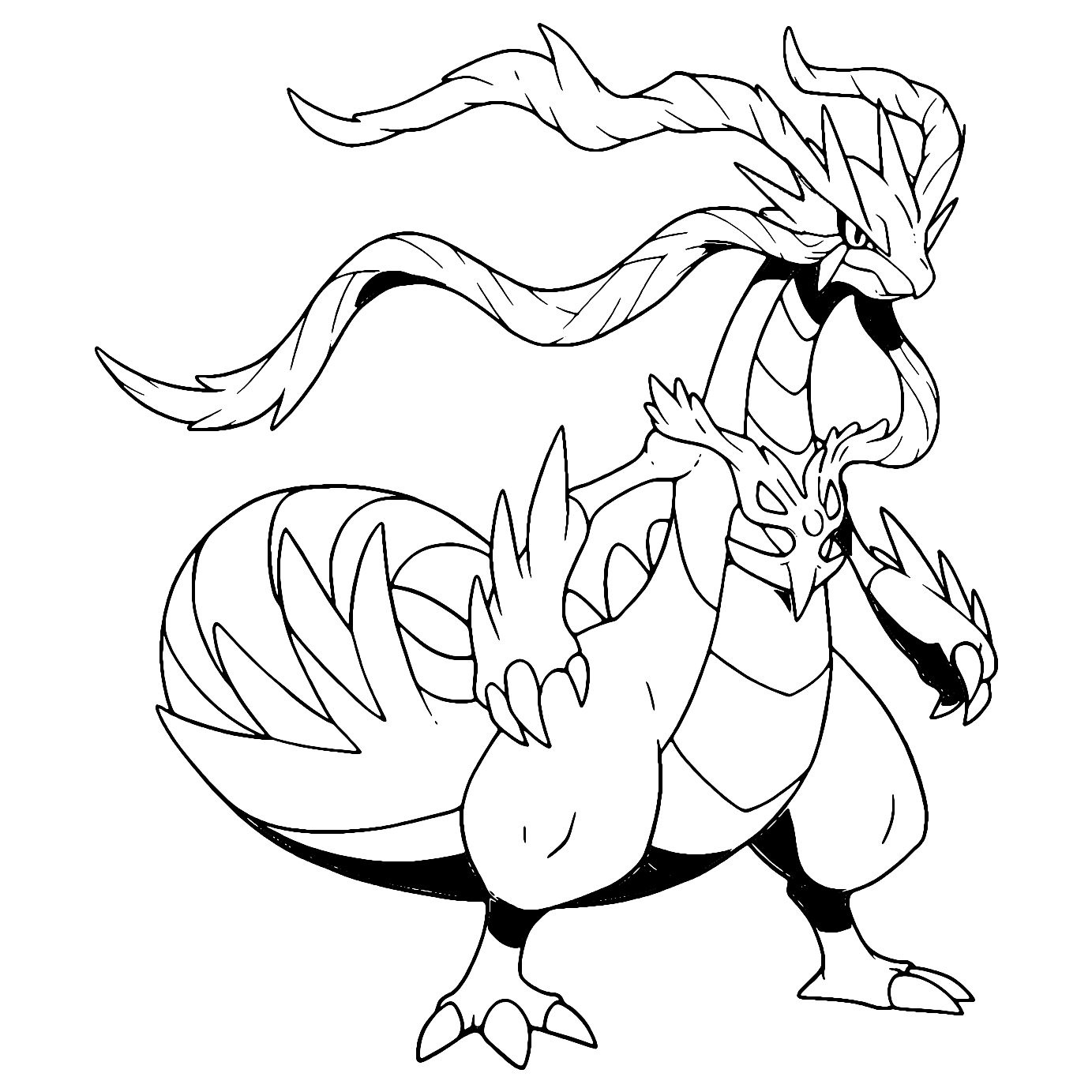 Coloriage Pokemon Koraidon