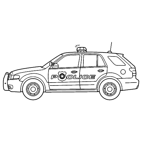 mobil polisi suv