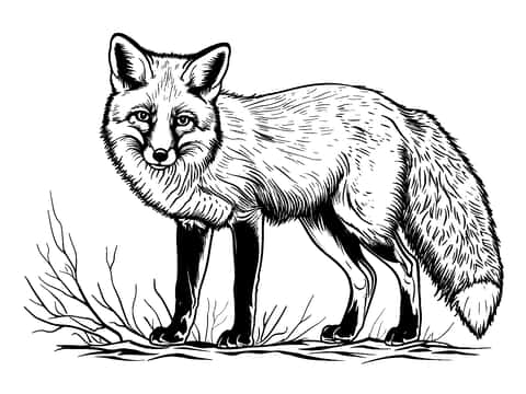 Realistic Fox