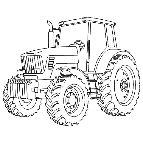 realistisk traktor