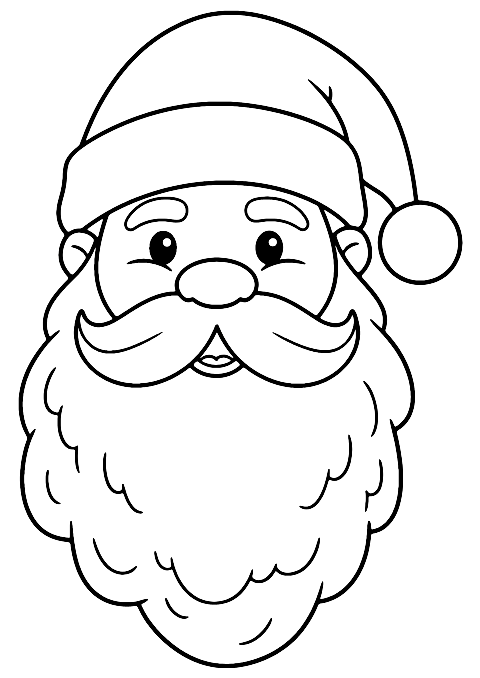 joulupukin parta Coloring Page