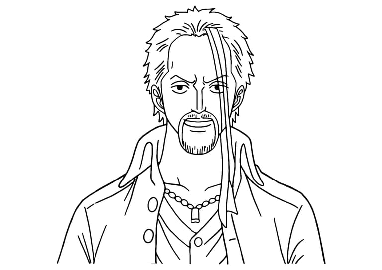 Disegno Da Colorare Di Shanks One Piece