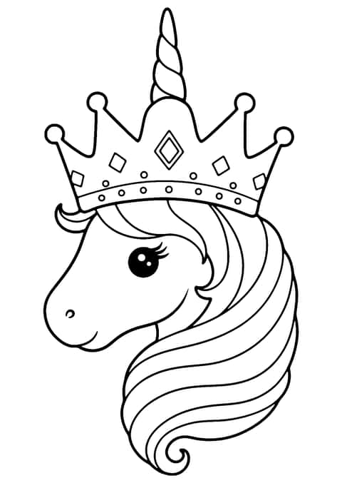 licorne couronne