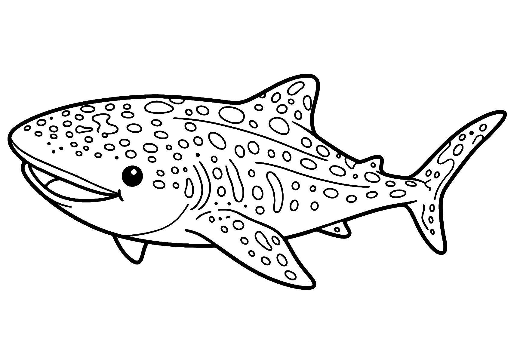 Coloriage Requin-baleine