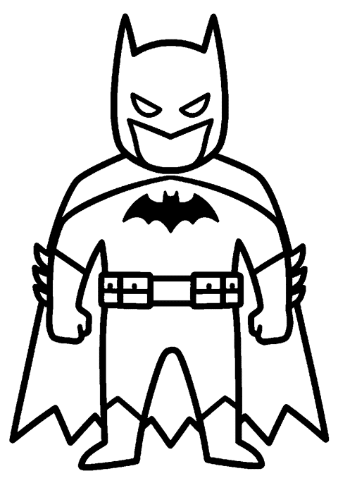 Batman Coloring Page