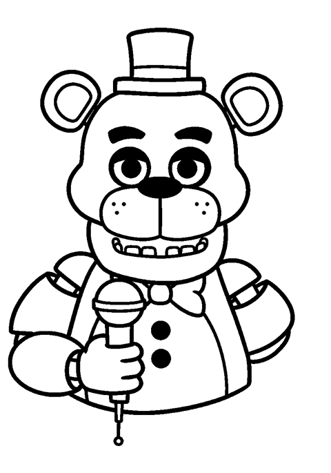 FNAF desenhos para colorir