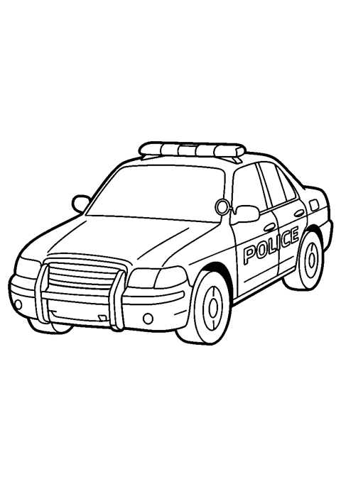 Policejní auto theme