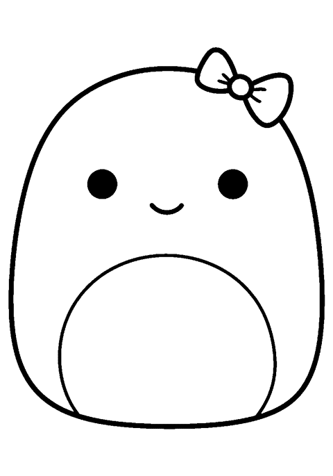 Squishmallow coloring pages