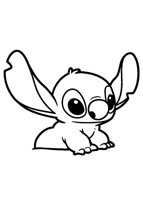 Stitch Coloring Page