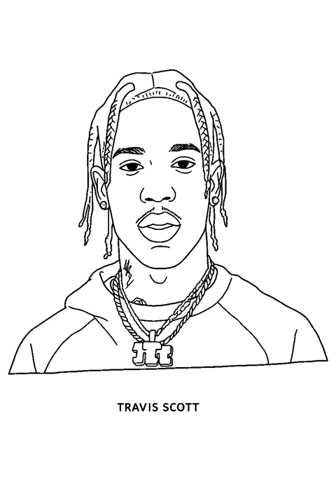 Travis Scott boyama sayfası